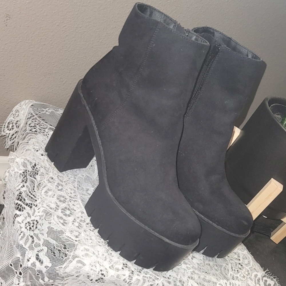 Black booties